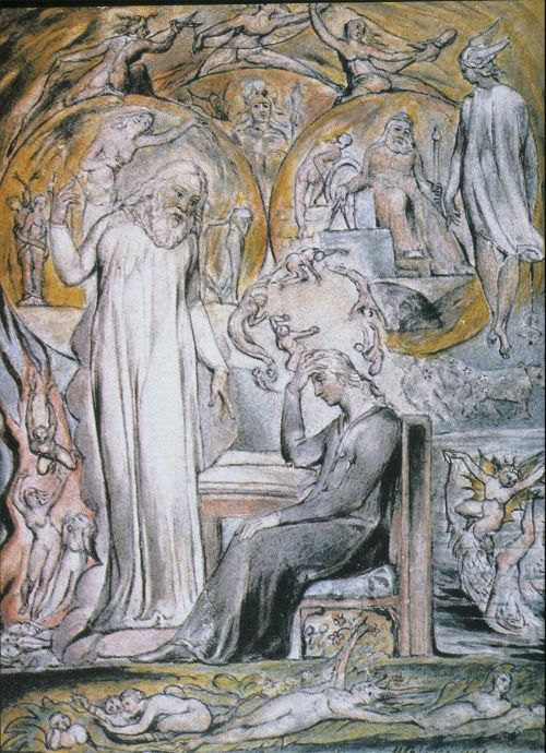 William Blake illustration for Milton: A Poem